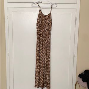 Black ivory ditsy floral dress